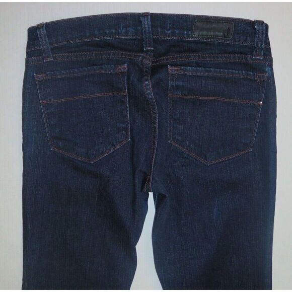 J Brand #1814 SD Women's Sz 27 Dark Blue Cigarette Leg Low-Rise Jeans Cut #2787 - Picture 4 of 8